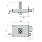 Cerradura Cvl 1125ar/ 10/he Izquierda Cerradura Cvl 1125ar/ 10/he Izquierda