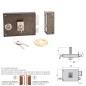 Cerradura Cvl 1125br/ 12/he Derecha Cerradura Cvl 1125br/ 12/he Derecha