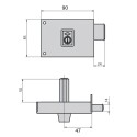 Cerradura Cvl 1124a/ 8/he Derecha