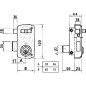 Cerradura Lince 5056A-BO/ 70 Derecha Cerradura Lince 5056A-BO/ 70 Derecha