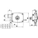 Cerradura Lince 5124A-BOap/120 Derecha