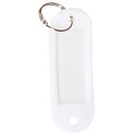 Llavero Porta etiquetas Blanco