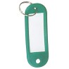 Llavero Porta etiquetas Verde