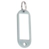 Llavero Porta etiquetas Gris
