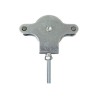 Polea Tendedero WOLFPACK Zincado 40 mm. Roldana Metal con Tornillo