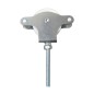 Polea Tendedero WOLFPACK Zincado 60 mm. Roldana Plástico con Tornillo Polea Tendedero WOLFPACK Zincado 60 mm. Roldana Plástico con Tornillo