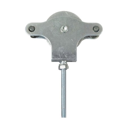 Polea Tendedero WOLFPACK Zincado 60 mm. Roldana Metal con Tornillo
