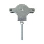 Polea Tendedero WOLFPACK Zincado 60 mm. Roldana Metal con Tornillo Polea Tendedero WOLFPACK Zincado 60 mm. Roldana Metal con Tornillo