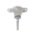Polea Tendedero WOLFPACK Inoxidable 40 mm. / Roldana Metálica Con Tornillo