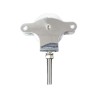 Polea Tendedero WOLFPACK Inoxidable 40 mm. / Roldana Metálica Con Tornillo