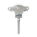 Polea Tendedero WOLFPACK Inoxidable 60 mm. / Roldana Metálica Con Tornillo
