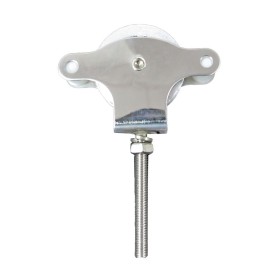 Polea Tendedero WOLFPACK Inoxidable 60 mm. / Roldana Metálica Con Tornillo