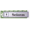 Rotulo "Señoras"