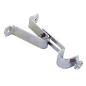 Soporte Barra 16 mm. Diámetro Cromo Frontal Extensible