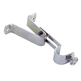 Soporte Barra 16 mm. Diámetro Cromo Frontal Extensible