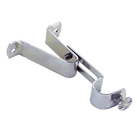 Soporte Barra 16 mm. Diámetro Cromo Frontal Extensible