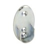 Soporte Lateral Oval Zincado Lateral Diámetro 16 mm.