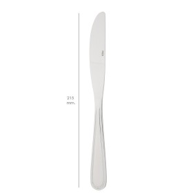 Cuchillo Mesa Valencia 215 mm. Caja 12 unidades