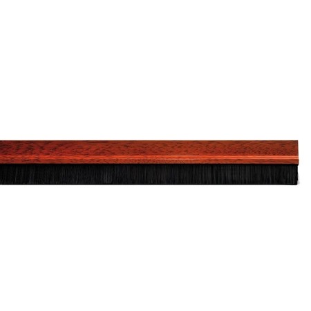 Burlete Puerta PVC Sapelli Con Cepillo 1 Metro
