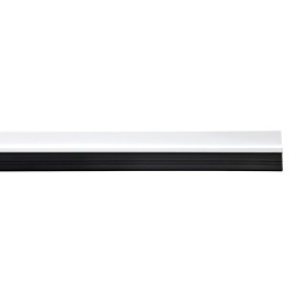 Burlete Puerta PVC Blanco Con Goma 1 Metro