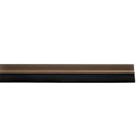 Burlete Puerta PVC Marrón Con Goma 1 Metro