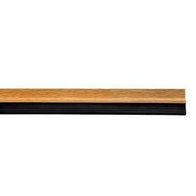 Burlete Puerta PVC Roble Con Goma 1 Metro