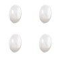 Colgador Oryx Blanco Pequeño (Blíster 4 Unidades ) Adhesivo