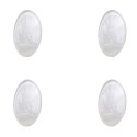Colgador Oryx Transparente Pequeño (Blíster 4 Unidades) Adhesivo