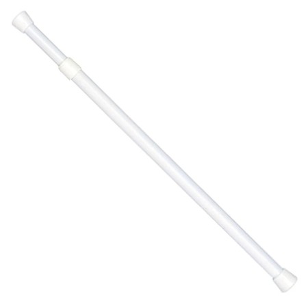 Porta visillos Extensible Auto 8/78-110 Blanco (2 Piezas)