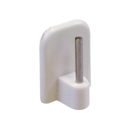Gancho Adhesivo 23,5x17 mm. Para Porta visillos Metálico