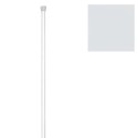 Barra Baño Recta Extensible 18 mm. (0,74-1,26) Blanco