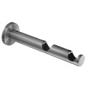 Soporte Zirconio Doble 20 mm. Níquel Mate