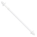 Porta visillos Extensible Redondo 12/ 72-123 Blanco