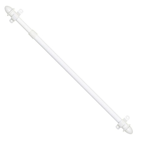 Porta visillos Extensible Redondo 12/ 72-123 Blanco