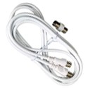 Conector TV Video Macho / Macho 2 metros Con Adaptador Macho / Hembra