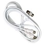 Conector TV Video Macho / Macho 2 metros Con Adaptador Macho / Hembra Conector TV Video Macho / Macho 2 metros Con Adaptador Macho / Hembra