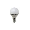 Bombilla Led Esférica E14. 4 W. - 25 W. 300 lúmenes. Luz cálida. (3000K).