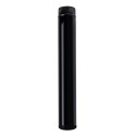 WOLFPACK Tubo de Estufa Acero Vitrificado Negro Diámetro 90 mm. Ideal Estufas de Leña, Chimenea, Alta resistencia, Color Negro