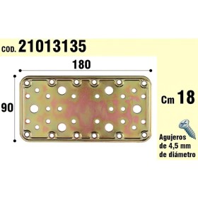 Soporte Para Madera Placa Bicromatada 90 x180 mm.