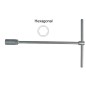 Llave Vaso Maurer Mango T  13 mm.