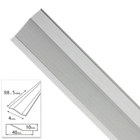 Tapajuntas Adhesivo Para Cerámica Metal Plata 98,5 cm.