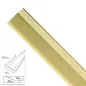 Tapajuntas Adhesivo Para Cerámica Metal Oro 82,0 cm.