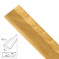 Tapajuntas Adhesivo Para Cerámica Metal Roble 82,0 cm.