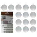 Tapa tornillos Adhesivos Gris Metalizado. (Blíster 20 unidades)