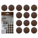 Tapa tornillos Adhesivos Nogal (Blíster 20 unidades)