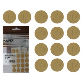 Tapa tornillos Adhesivos Haya Natural (Blíster 20 unidades)