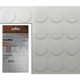Tapa tornillos Adhesivos Blanco (Blíster 20 unidades)