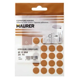 Tapa tornillos Adhesivos Cerezo Claro (Blíster 20 unidades)