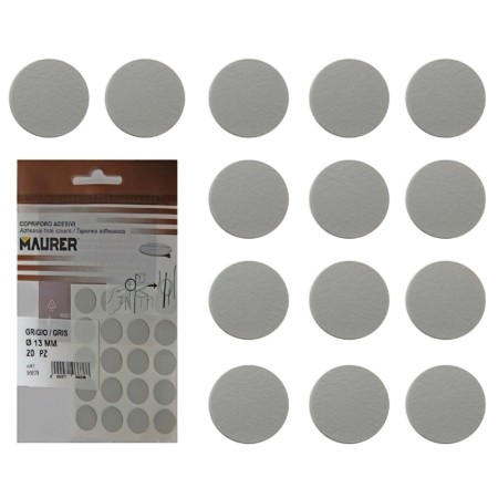 Tapa tornillos Adhesivos Gris (Blíster 20 unidades)