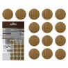 Tapa tornillos Adhesivos Roble (Blíster 20 unidades)
